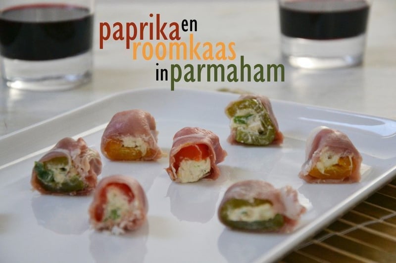Paprika En Roomkaas In Parmaham