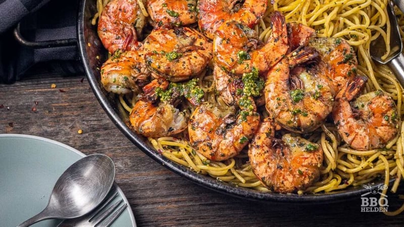 Pesto Gambas